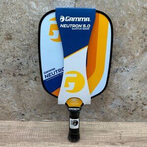 Gamma Pickleball Paddle Neutron 5.0 Quantum Series Blue Orange NWT